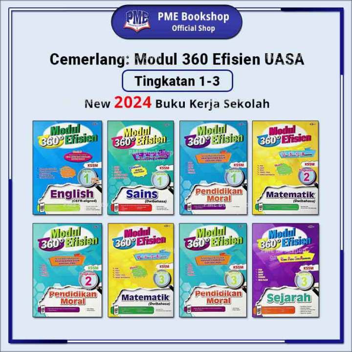 [PME Bookshop] (2024 Buku Sekolah) Cemerlang: Modul Efisien 360 PBD ...