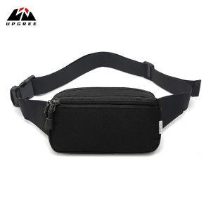 UPGREE Men Sports Waist Bag Fashion Men Bag Chest Bag Shoulder Bag Sports Bag Waterproof Oxford Dual Zipper Large Capacity Design Running Bum Bag Portable Gym Bag for Running Cycling Hiking Walking