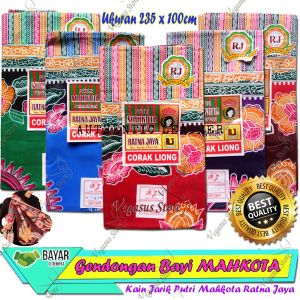 3Pcs Kain Gendongan Bayi Samping/Kain Jarik Selendang Putri Mahkota Cukin tradisional-Vegasus Store