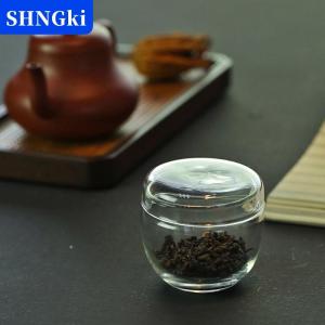 SHNGki Nhỏ lọ thủy tinh với nắp đường container chai nhà bếp lưu trữ lọ thủy tinh trong suốt mini trà lưu trữ chai