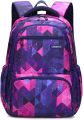 MITOWERMI Kids Backpack for Boys Girls Elementary School Bags Backpacks for Girls Children Bookbags Primary Kindergarten Backpack Purple Geometric. 