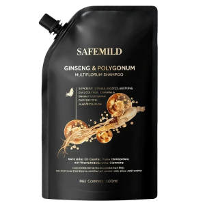 [POS DARI MALAYSIA] SAFEMILD Ginseng Polygonum Hair Shampoo Syampoo Rambut Uban Penghitam Rambut HALAL 300ML