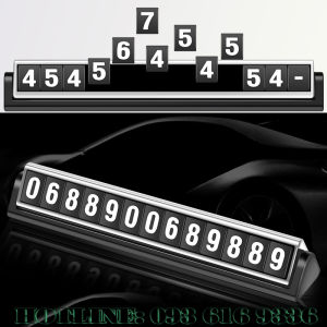 Bảng thẻ số điện thoại Thẻ số điện thoại trên ô tô 3 mặt lật