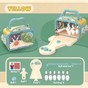 2in1 Bowling Soccer Toy / Mainan Anak Bowling Sepak Bola