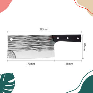 ชุดมีดปังตอ มีดอีโต้ มีดแล่ เกรดพรีเมี่ยม สแตนเลสคุณภาพดี