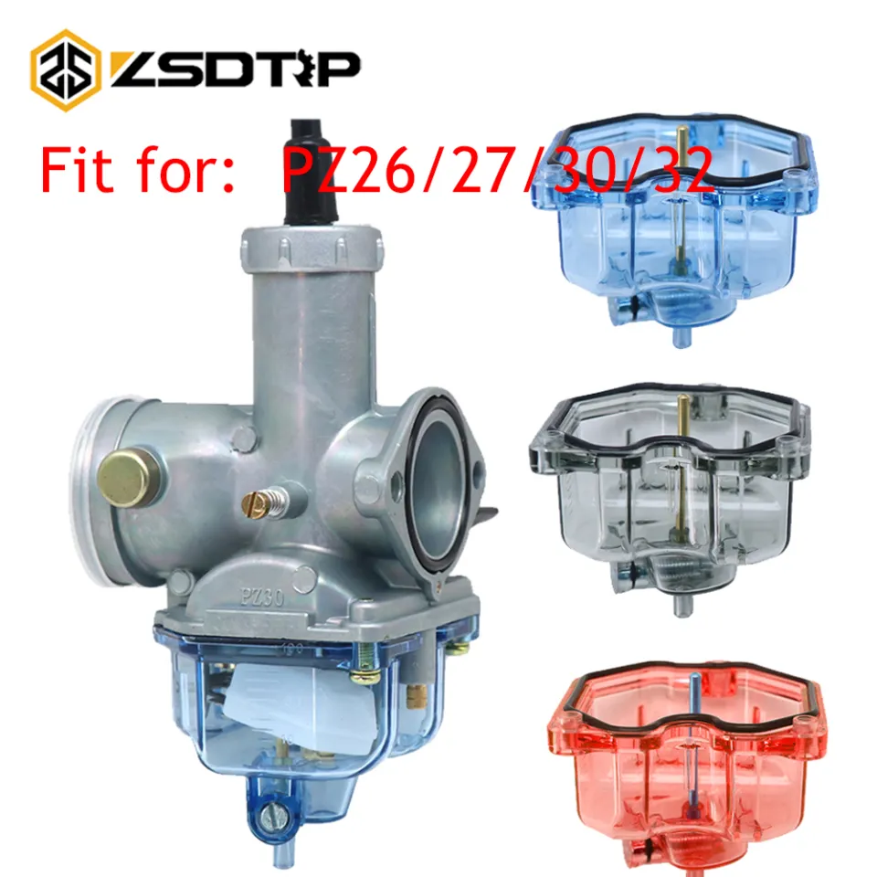 ZSDTRP PZ Carburetor Float Bowl Comp Chamber Transparent Oil Cup for  PZ26/27/30/32 Tmx155 wave125 lc135