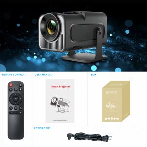 XGODY Gimbal 5 Native 1080P Smart Portable Projector 10000 Lumen Support Screen Mirroring 4K Decoding 180° Rotation Automatic Keystone Home Theater