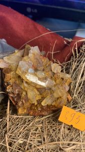 cụm đá Thạch Anh vàng Citrine tự nhiên sưu tầm mã 393