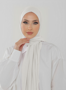 Instant Cotton Jersey Shawl 2M ( Alya Apparels Breathable Pashmina Muslim Tudung Pinless Lazy Hijab)