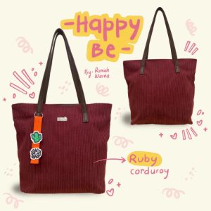 TAS CANGKLONG HAPPY BE RUMAH WARNA
