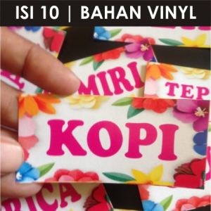 (KODE P18) PAKET STIKER BUMBU ISI 10 | LABEL BUMBU | STIKER BUMBU DAPUR | NAMA BUMBU | STIKER WATERPROOF | STIKER TAHAN AIR DAN MINYAK | STIKER GULA | STIKER KOPI | STIKER SUSU | STIKER TEH | STIKER TEPUNG | STIKER DAPUR