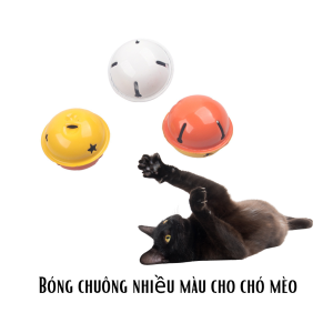Đồ chơi cho chó mèo chống stress Chuột Tumbler Chuột bông nhiều màu Bóng mài móngbóng chuông chuột trong lòng