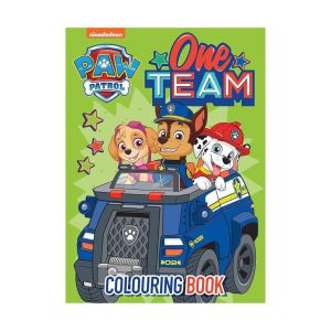 Paw Patrol One Team Colouring for Kids To Colour & Decorate
