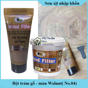 Bột trét gỗ trám vết nứt lỗ đinh che khuyết điểm gỗ WOOD FILLER Bosny- Thái L
