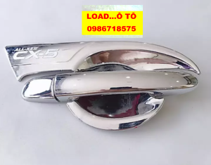 Bộ Ốp Tay Nắm Hõm Cửa Xe Mazda CX5 2022-2018 Nhựa ABS mạ crom