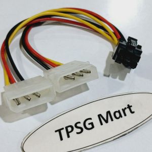 Cáp Ata ra 6 Pin / Chuyển 2 đầu Molex IDE ra 6 Pin cho Card VGA CPU...(ATA Molex IDE 4 Pin dài)