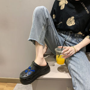 LHMoonlight ฮิตมานาน รองเท้าแตะหัวโต รองเท้าแตะหัวโตแฟชั่นคุณผู้หญิง รองเท้าแตะตัวการ์ตูนติดมาพร้อมสีใหม่สีน้ำเงินสุดเท่ ใส่แต่งตัวแมทช์ได้ทุกลุคกดสั่งเลยพร้อมส่ง