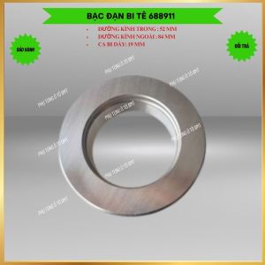 Vòng bi 688911 (bạc đạn tê hộp số GAT) kích thước 52xF84x19
