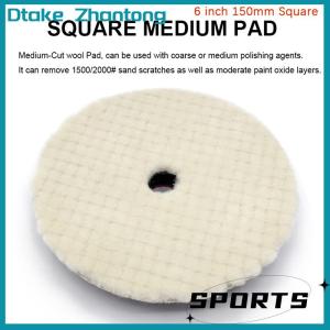 Dtake High Quality Professional Car Auto Soft Wool Buffing Polishing Pad Buffer Woollen Polishing Pad For Automotive Scratch Removing