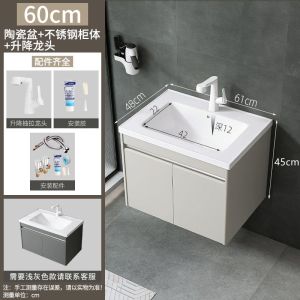304 StainlessSteel Bathroom Vanity Cabinet Set Mirror Cabinet Set large capacity bathroom storage cabinet Makeup Mirror Cabinet Bathroom Smart Mirror Cabinet