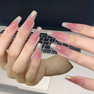 3Dเล็บปลอม[R607] เล็บปลอมสำเร็จรูป เล็บปลอมยาว กันน้ำ หลากหลายสไตล์ กล่องละ 24 ชิ้น