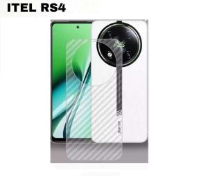 ITEL A80 P65 RS4 P55 NFC P55 5G A70 S23 S23+ VISION 5 ANTI GORES BELAKANG SKIN BACK CARBON GARSKIN KARBON TRANSPARAN ANTI JAMUR