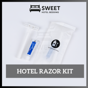 SWEET Disposable Shaver Kit Hotel / Disposable Razor Kit Premium For Hotel & Airbnb