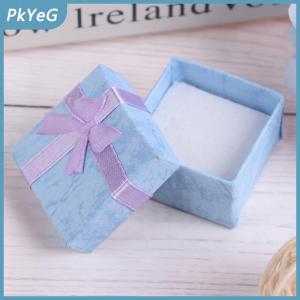 PkYeG 10 chiếc bộ Hộp quà đựng trang sức Hộp đóng gói bằng giấy đựng vòng cổ khuyên tai nhẫn