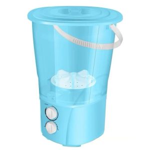 SUMI SHOP Portable Washing Machine Mini 220V 135W Washing Machine Wash separately Avoid Cross Infection Definite Time Appliances Home Laundry Bucket