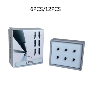 6/12Pcs Plastic Pen Refilles Sensitive Fine Nib Styluses Pen Tip Replacement for Remarkable