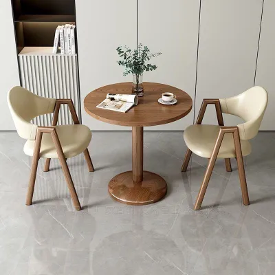 Balcony Living Room Casual Table Chair Set Meja Kerusi Two Chairs Stylish Modern Scandinavian Coffee