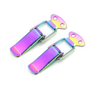 FOUNDTWO 2 Pcs Chất Lượng cao Mui xe Kẹp Tự động Phụ Kiện Xe Fastener Phụ Kiện Bumper Khóa Cố Định Các Bộ Phận bên ngoài Bumper Khóa Clip Xe Mui xe Fastener Phát Hành nhanh chóng Then Cửa Bumper An Ninh Móc