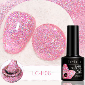 Ur Đường Lilycute 7Ml iridescent Phản Quang Long Lanh Áo khoác Đầy Màu Sắc Sơn móng Gel Vernis bán vĩnh viễn gel UV làm móng nghệ thuật Hybird Esmaltes