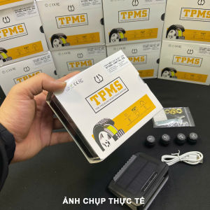 Cảm biến áp suất lốp van trong STEEL METAL S5 TIẾNG VIỆT loại Chính Hãng - Kết Nối Không Dây - Màn Hình Hiển Thị Thông Số Lốp - BH 12 Tháng