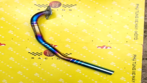 Cổ pô INOX 304 lên màu size 27mm cho xe VISION 2021 (MS04)