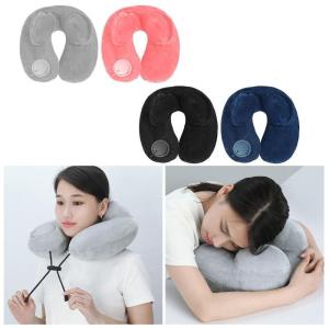 Soft Head Neck Support Light Weight Sleep Neck Pillow Shape Pillow Inflatable Travel Pillow for Travel Sleep