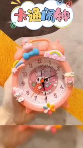 Kuromi Alarm Clock for Kids Jam Loceng Jam Loceng Alarm Kuat Cute Clock Alarm Clock Loud Sound  闹钟Kuat可爱的时钟闹钟声音很大 闹钟 时钟