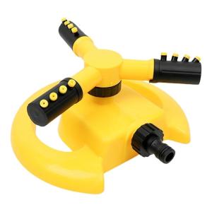 สปริงเกลอร์จ่ายน้ำแบบหมุนได้เครื่องทำความสะอาดน้ำตู้ปลาแบบพกพาสำหรับสวนในฟาร์มระเบียงการจ่ายน้ำคลุม360องศา