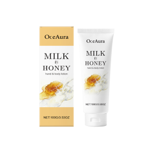 OceAura Milk Honey Body Lotion Moisturizing Skin Hydrating Moisturizing Daily Massage Care Body Lotion