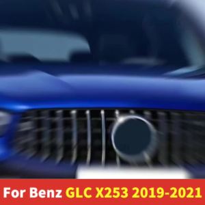 secr Diamond GT Style Front Bumper Grille Inlet Grill For X253 Benz GLC 2019 2020 2021 300 200 220 Tuning Hood Mesh Grid 9Y3K6