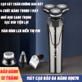 May cao râu cao cấp RQ-676 Shaver, Máy Cạo Râu Nam Đa Năng 5in1, Máy Cạo Râu Mini Kiêm Tỉa Lông Mũi Cao Cấp, 3 Lưỡi Dao Kép, Công Nghệ Chống Nước IPX7. 