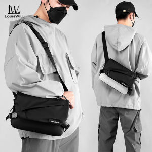 LouisWill Men Bags Fashion Shoulder Bag Cross Body Bag Leisure Messenger Bag Splicing Contrasting Colors Large Capacity Sling Bag Lightweight Casual Bag Men Fashion Leisure Bag Oxford Waterproof for Sport Street Travel Outdoor
