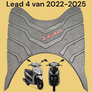 thảm lót sàn xe honda lead 4 van đời 2022-2025lót chân lead 2024thảm để chân lead 2025 gác chân trước lead 4 van Cao Su