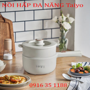 Nồi hấp đa năng Taiyo 16L TY-1030 chiên xào hấp nấu lẩu tiện lợitự động ngắt bảo hành 12 tháng
