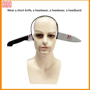 🔥🔥🔥ranghe ที่คาดผมสยองขวัญสำหรับงานปาร์ตี้ฮาโลวีนขวานมีดปังตอที่คาดผมผ่านหัวชุดมาสเคอสตูมฮาโลวีนอุปกรณ์ประกอบรูปถ่าย