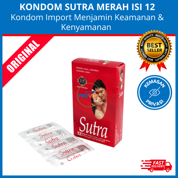 KONDOM SUTRA MERAH ISI 3 | Lazada Indonesia
