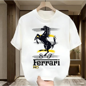 ✅ [Cotton outlets] T-shirts design logo running horse style racing outelts cotton T-shirts trendy printed men summer round neck casual short sleeve pure cotton T-shirts with high quality reasonable price soft durable fashion tee .C