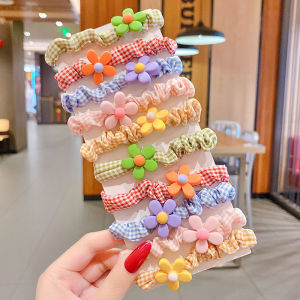 【SG stock】girls cute hair head accessories rope band tie headdress rubber childrens baby