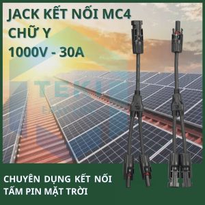 Cặp Jack kết nối phân nhánh chữ Y MC4 2 đầu ra 1 M/M/F và F/F/M cút nối chuyên dụng cho cáp năng lượng mặt trời TEKI