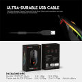 Fantech X16 X16V2  Ii Macro RGB Gaming Mouse Ergonomic Design 4200 Dpi Adjustable 6 Button Macro Cable. 